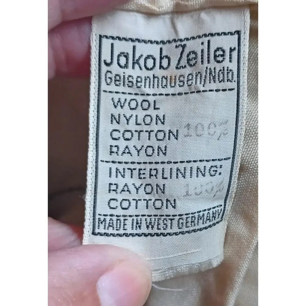 VTG Jakob Zeiler German Knickerbockers Mens 30 Riding Breeches Wool Blend